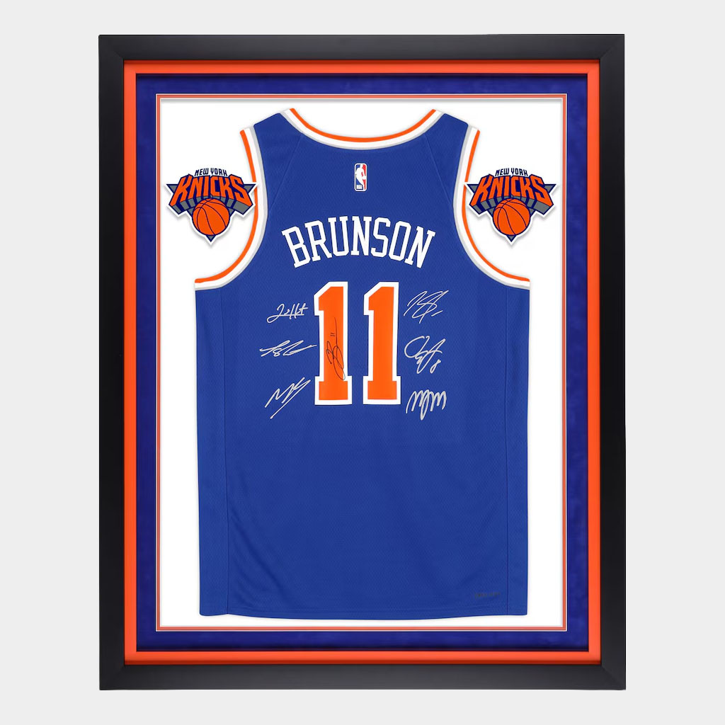 New York Knicks Champions Merch 2026 Jalen Brunson #11 Icon Swingman Jersey Poster Home Decor