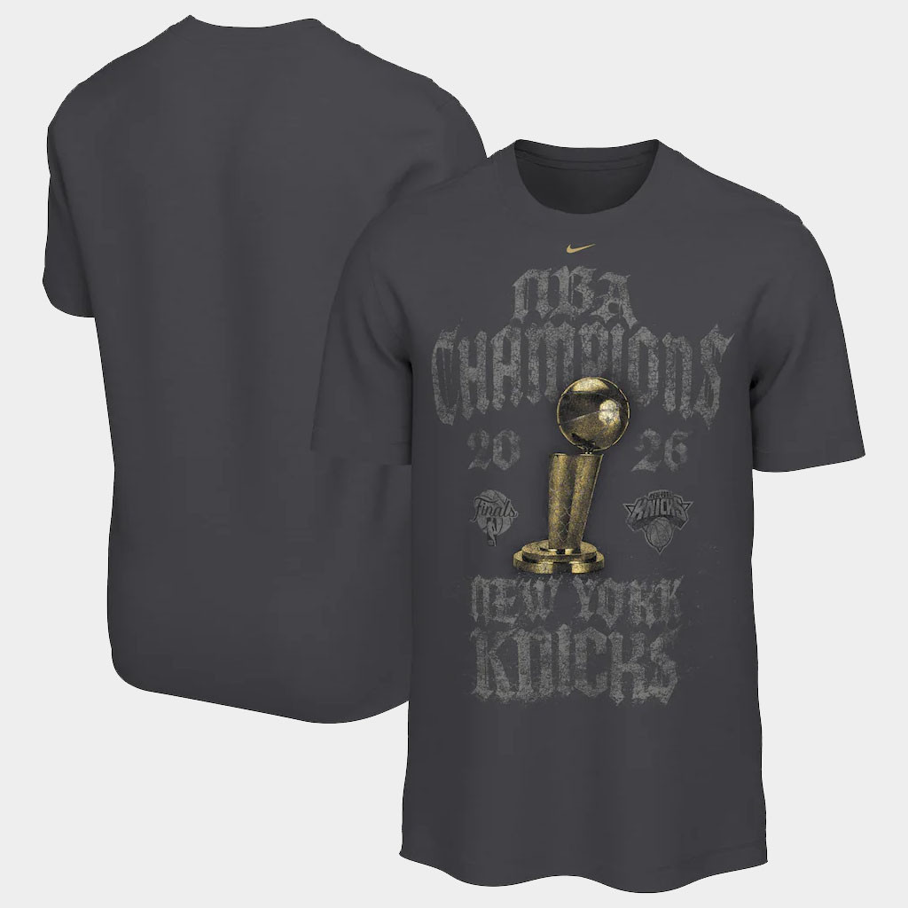New York Knicks Champions Merch 2026 Knicks Finals Champions Locker Room T-Shirt Fan Merch Gray
