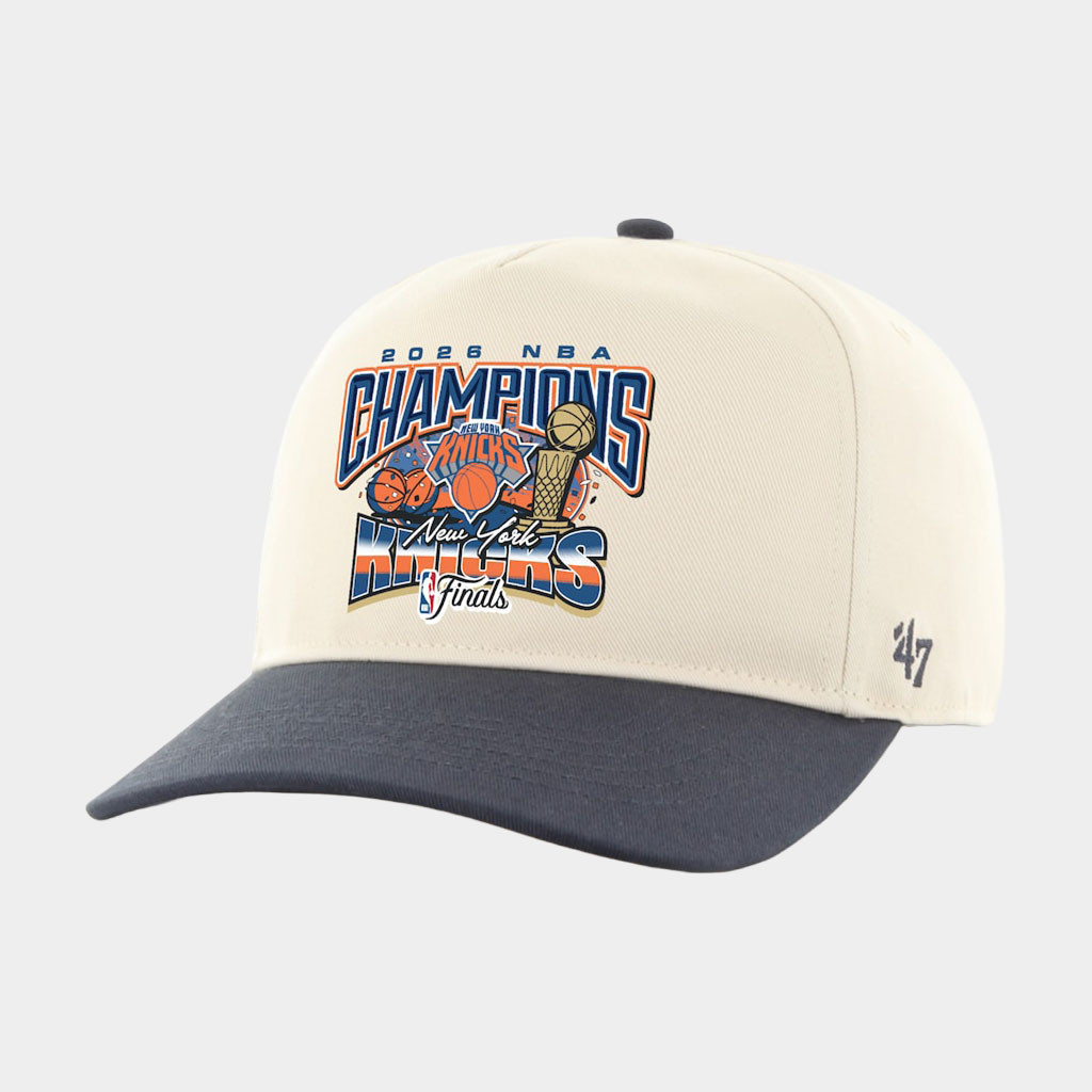 New York Knicks Champions Merch '47 NY Knicks 2026 Finals Champions Embroidered Hat Fan Gifts