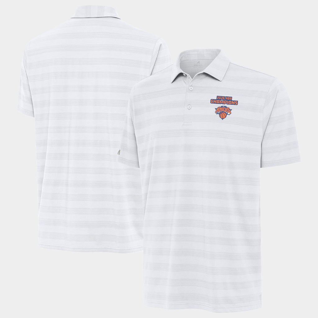 New York Knicks Champions Merch NY Knicks 2026 Finals Champions Tunnel Polo Shirt Gifts For Men
