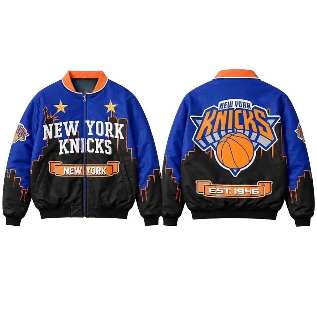 New York Knicks Est 1946 Champions Jacket NY Knicks Finals Champions Merch Basketball Fan Gifts