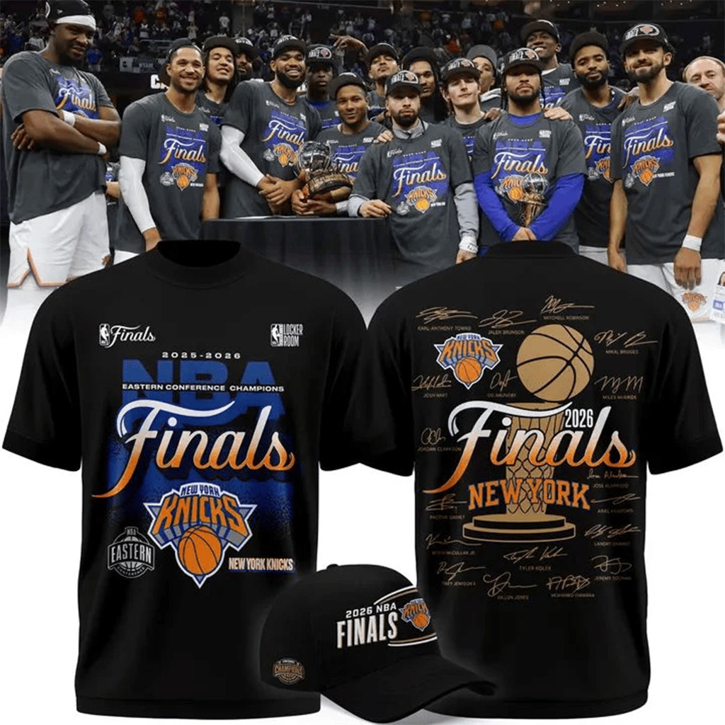 New York Knicks Final Merch Knicks 2026 Champions New York Basketball T-Shirt Fan Gift Ideas