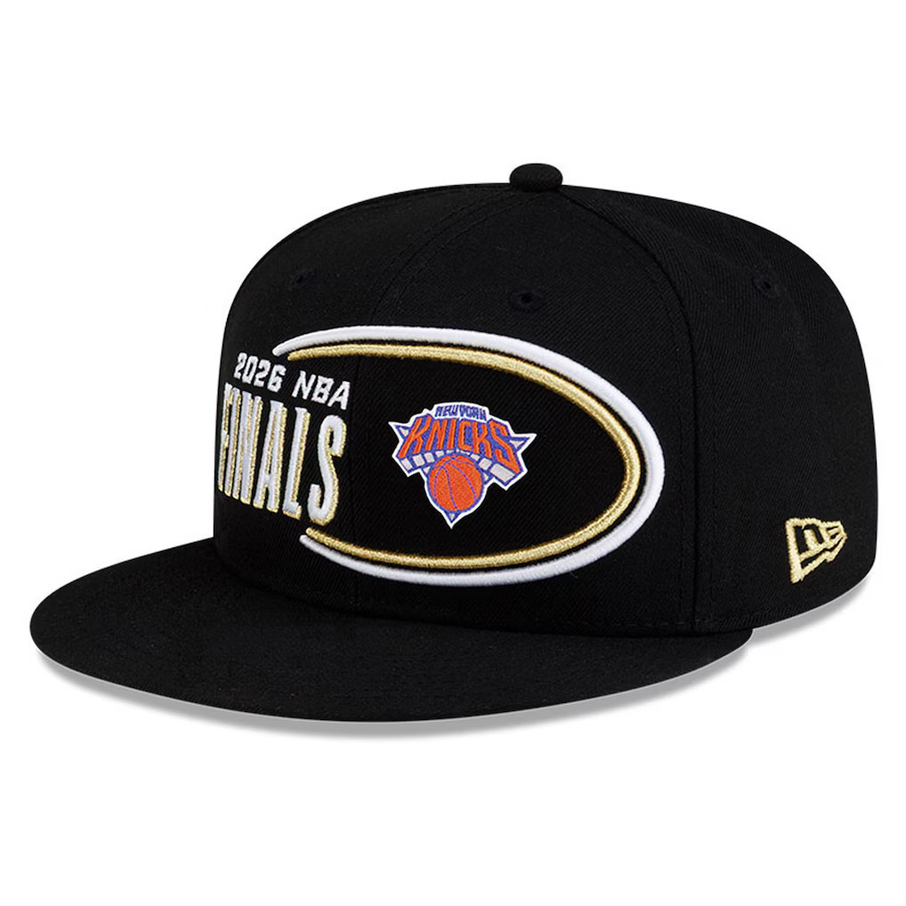 New York Knicks Final Merch Knicks 2026 Eastern Conference Champions Locker Room Snapback Hat Embroidered - Image 3
