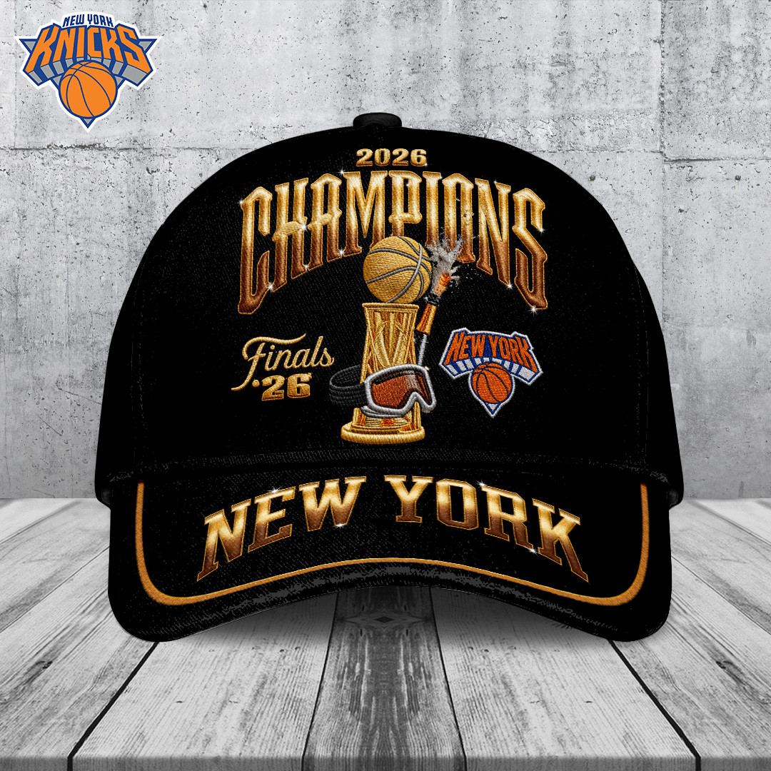 New York Knicks Finals Champions 2026 Hat New York Knicks Merch Basketball Fan Present