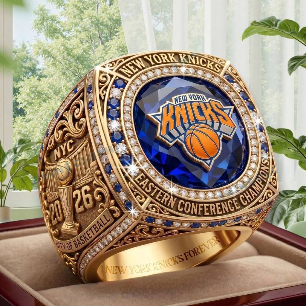 New York Knicks Forever Eastern Conference Champions 2026 Ring New York Knicks Merch