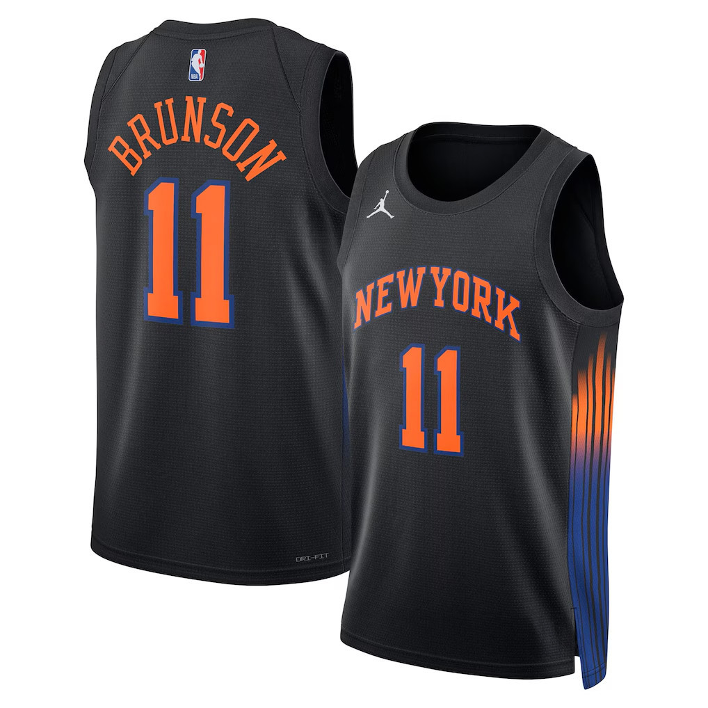New York Knicks Merch 2026 Brunson #11 NY Knicks Statement Swingman Jersey Basketball Fan Gifts