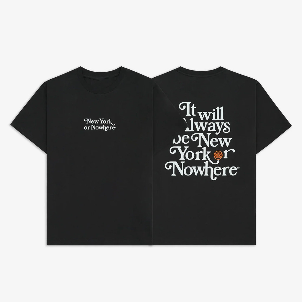 New York Or Nowhere Merch 2026 Knicks Motto T-Shirt Black NY Basketball Shirt Father's Day Gift
