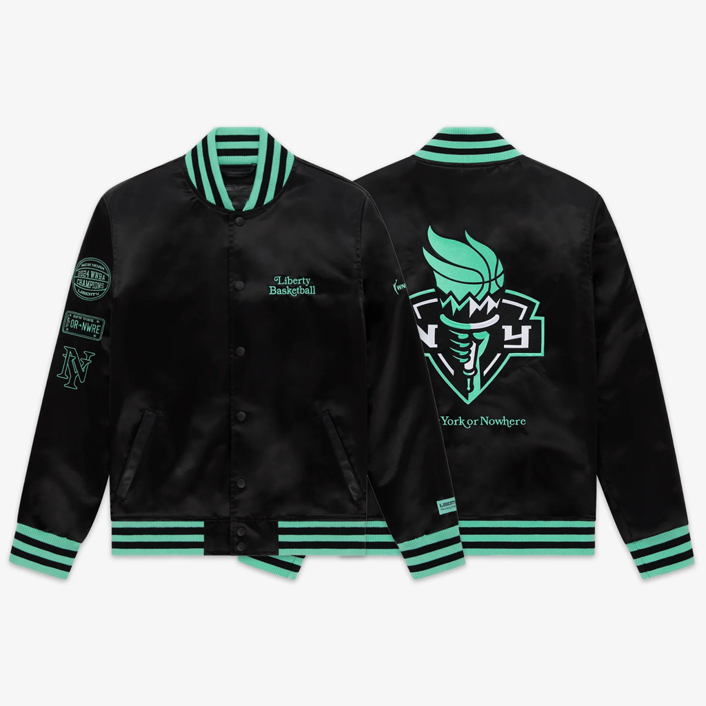 New York Or Nowhere Merch 2026 Liberty Twin Flame Varsity Jacket NYON X Liberty Merch Fan Gifts