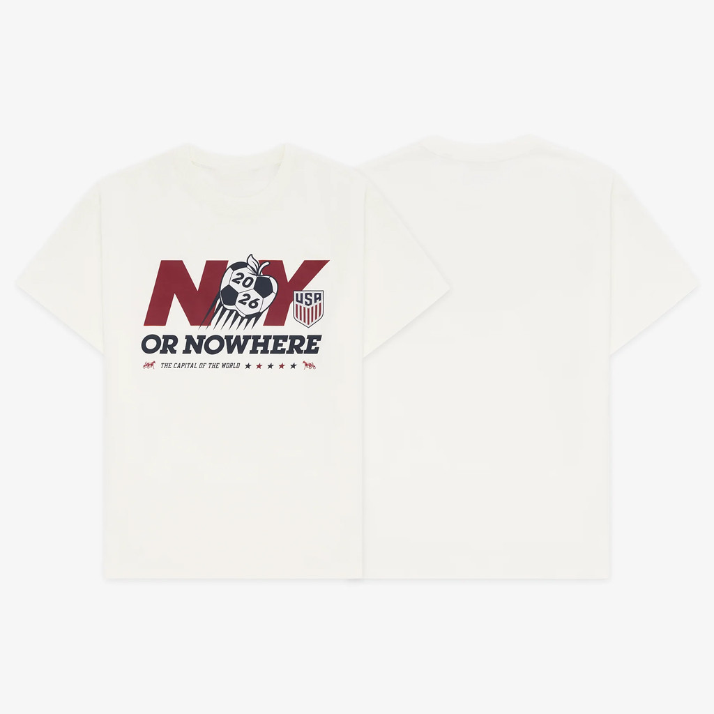 New York Or Nowhere Merch 2026 US Soccer Knockout T-Shirt The Capital Of The World Tee Fan Gear