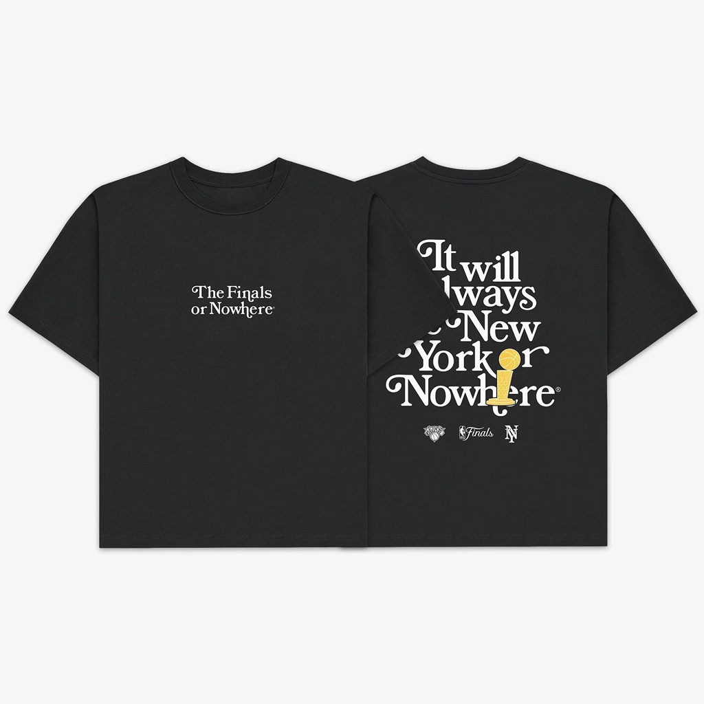 New York Or Nowhere Merch Knicks 2026 The Finals Or Nowhere T-Shirt Fathers Day Presents