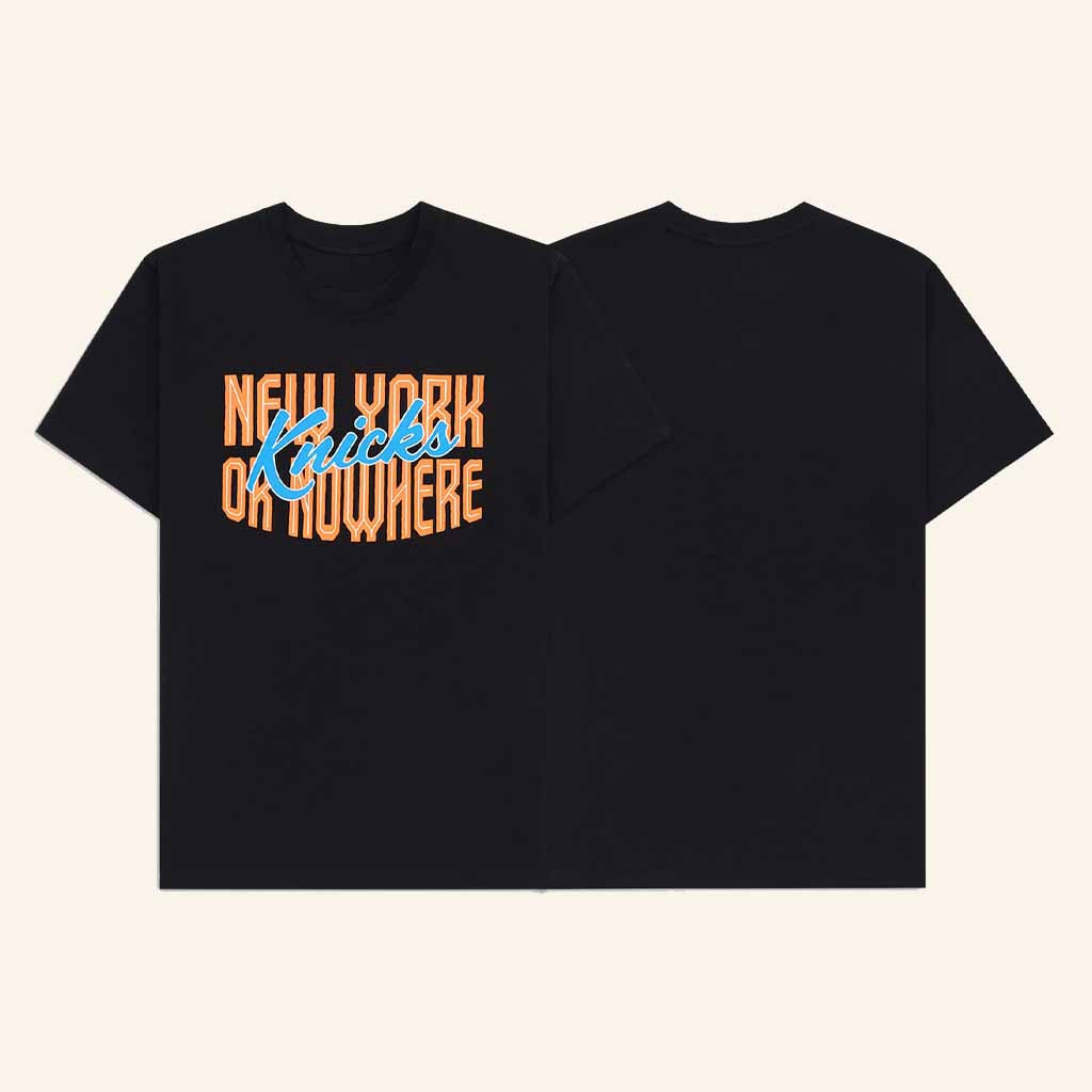 New York Or Nowhere Merch Knicks Crisscross T-Shirt Basketball Lovers Gifts Ideas
