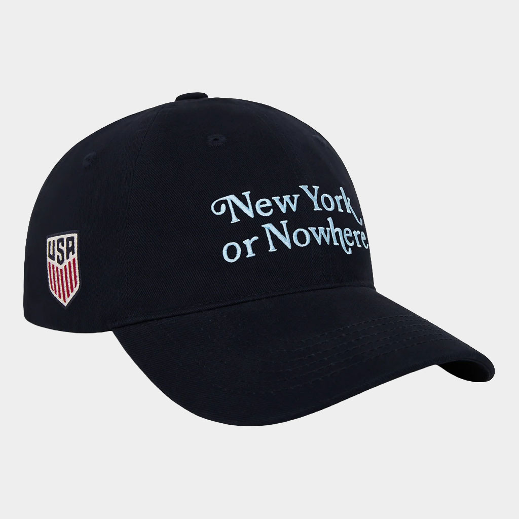 New York Or Nowhere Merch NYON X Siegelman Stable X USSF Hat 2026 NYCFC Motto Hat Embroidered - Image 2