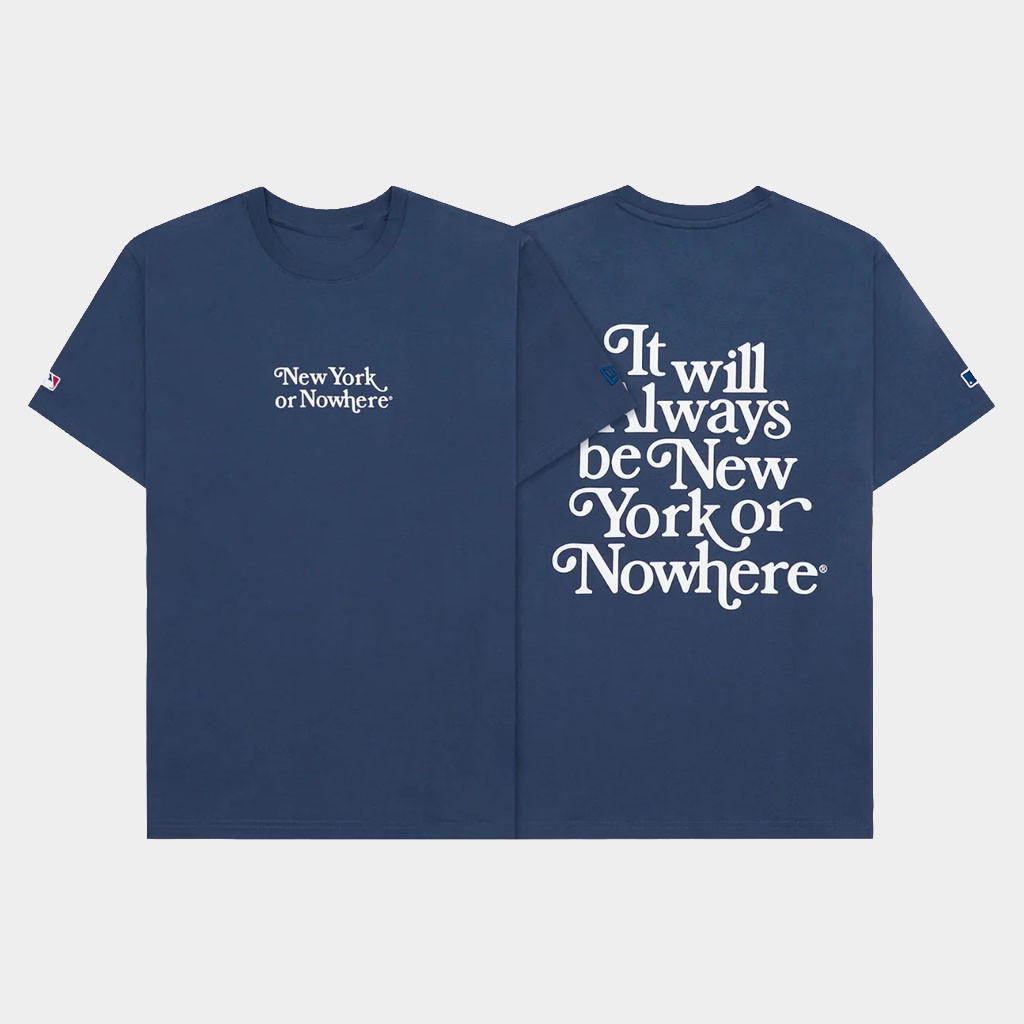 New York Or Nowhere Merch NYON X Yankees Motto T-Shirt 2026 Baseball Fan Shirt Brothers Gifts