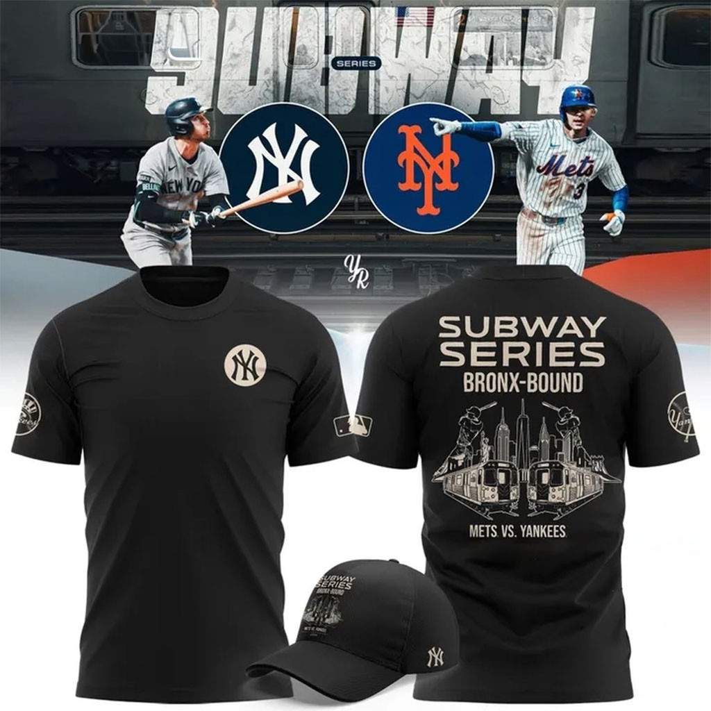 New York Yankees 2026 Subway Series Bronx Bound T-Shirt NY Yankees Merch Gift For Baseball Fan