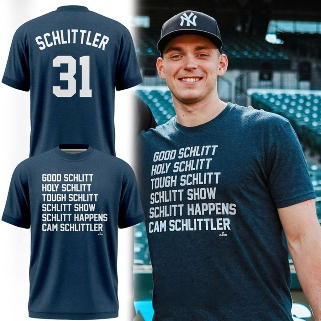 New York Yankees Cam Schlittler Schlitt List T-Shirt Cam Schlittler Merch Good Father's Day Gifts
