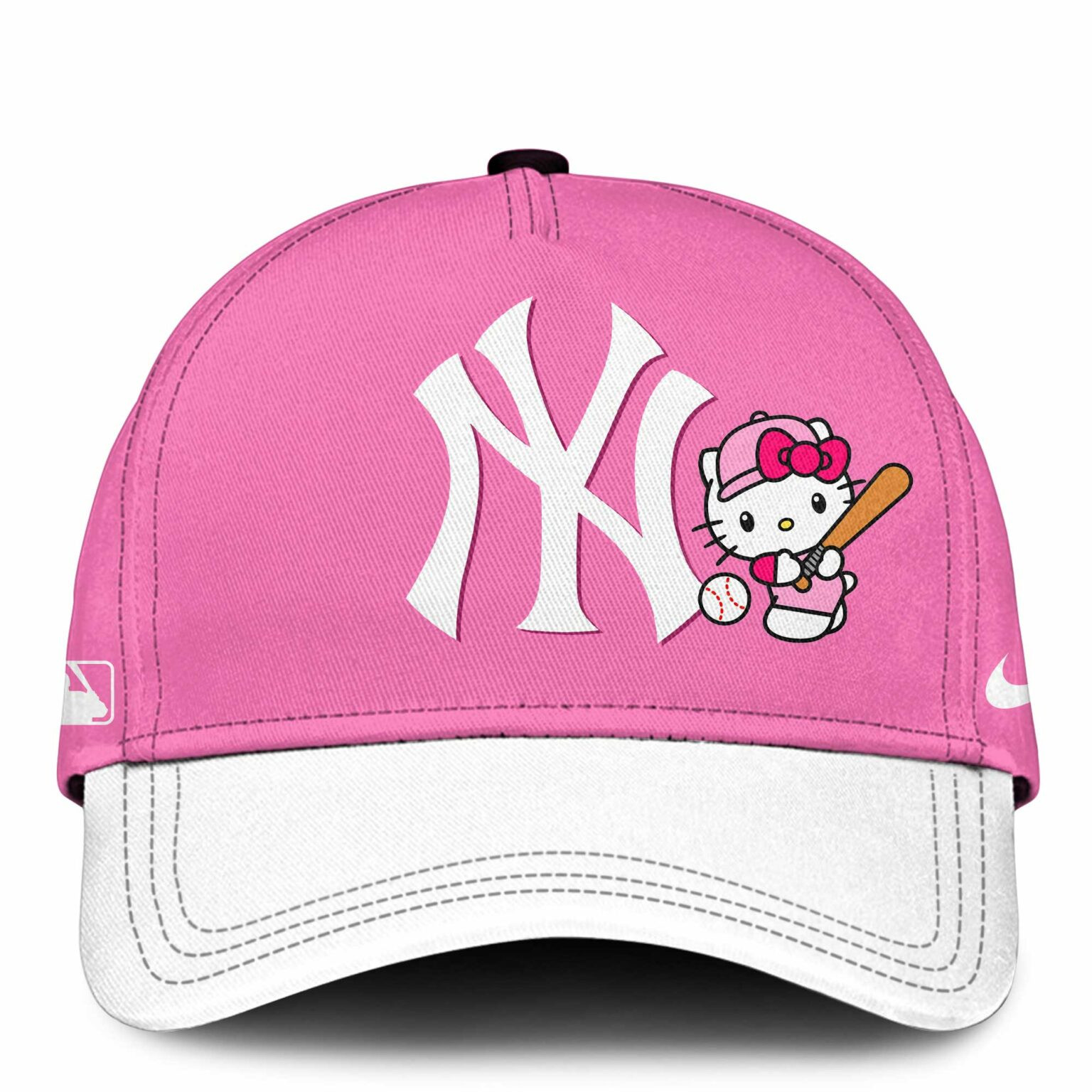 New York Yankees X Hello Kitty Hat NY Yankees Merch Gifts For Game Day'