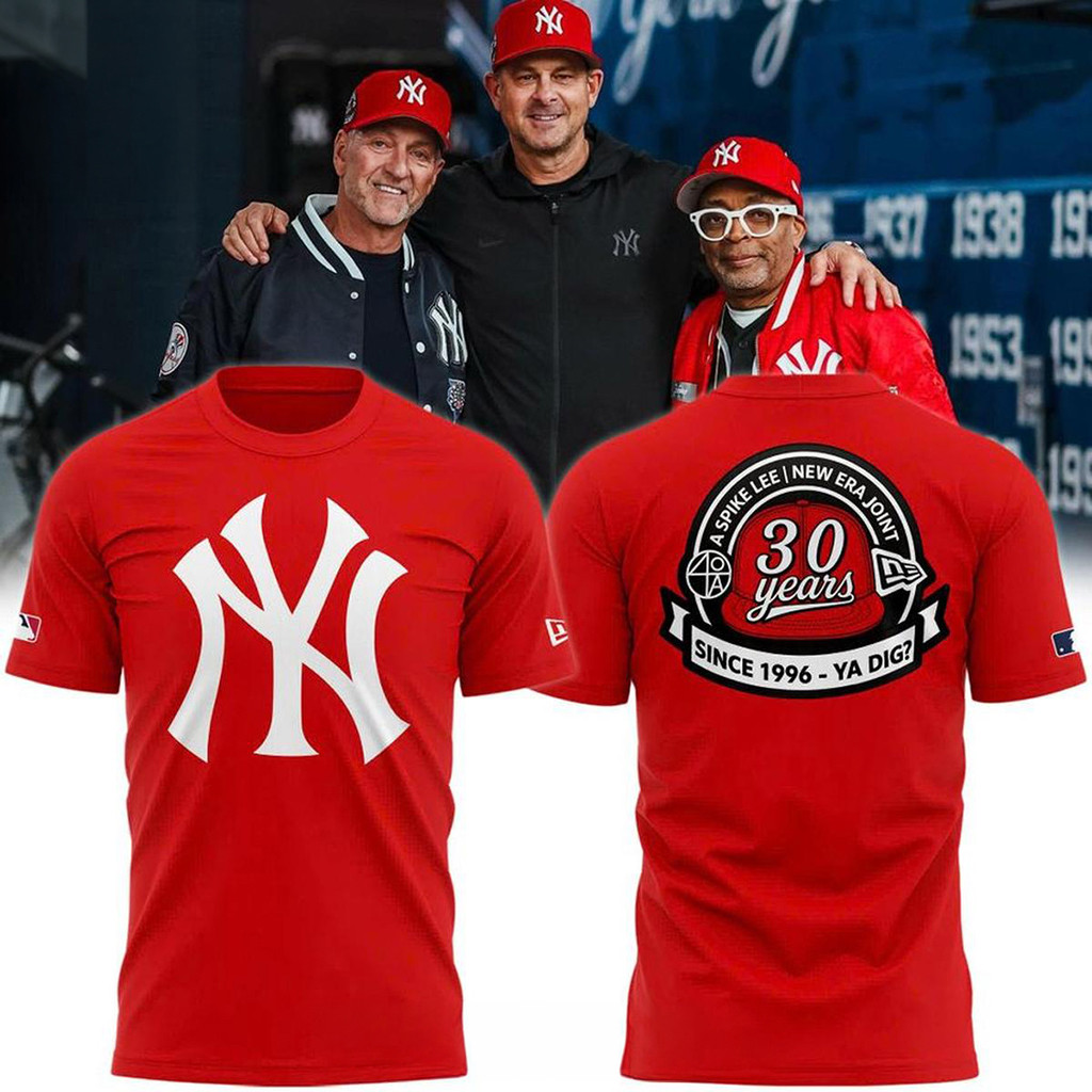 New York Yankees X Spike Lee 2026 Baseball T-Shirt NY Yankees Merch Baseball Lover Gift Ideas