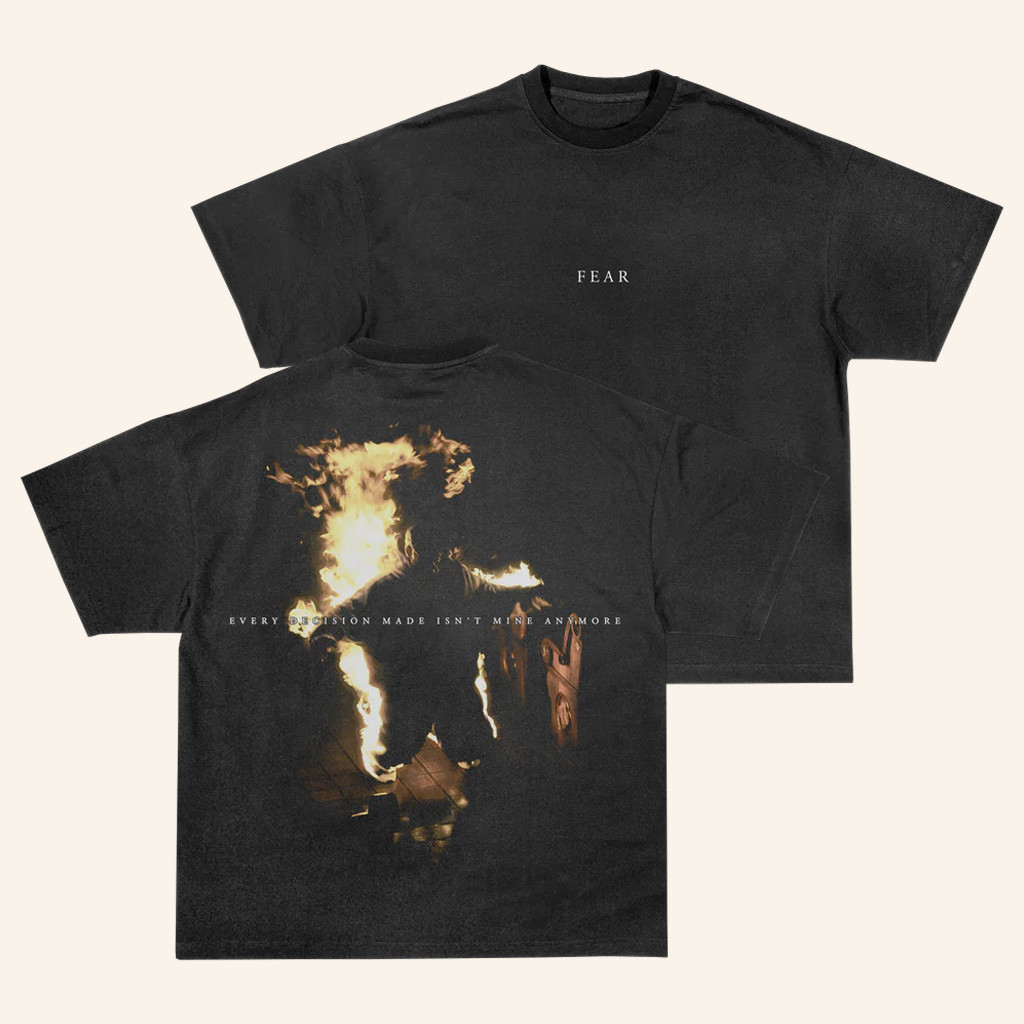 NF Merch Vintage Black Fire Photo T-Shirt Great Gifts For Rapper Fans