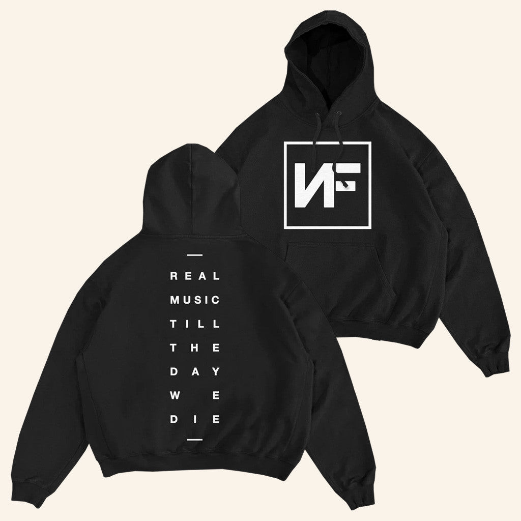 Nfrealmusic Merch NF Black Hoodie Gift Ideas For Husband