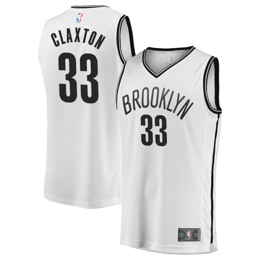 Nic Claxton Brooklyn Nets 2025 Fast Break Association Edition Jersey - White