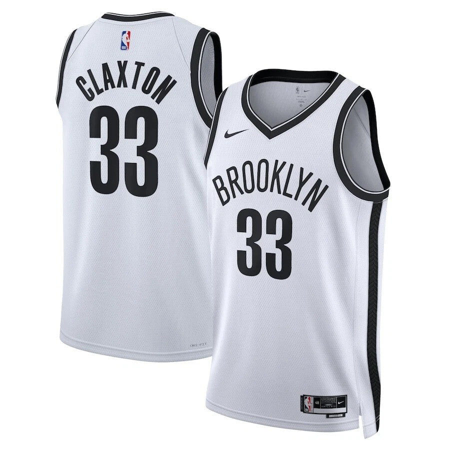 Nic Claxton Brooklyn Nets 2025 Swingman Jersey Association Edition - White