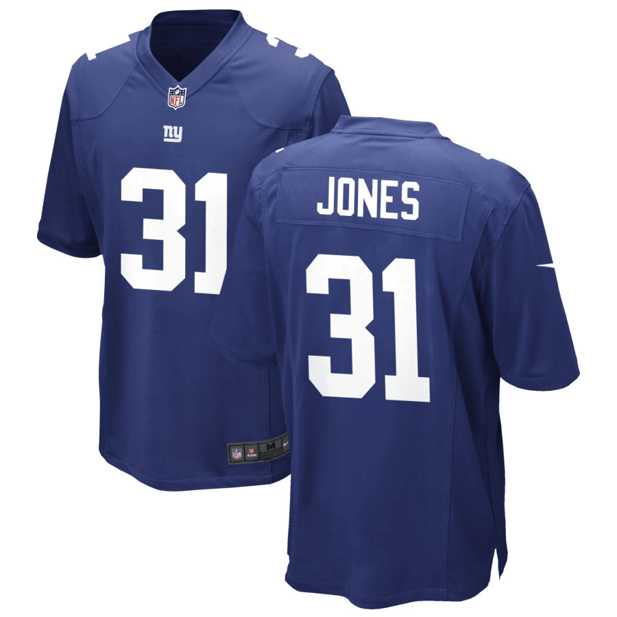 Nic Jones New York Giants 2025 Game Jersey - Royal