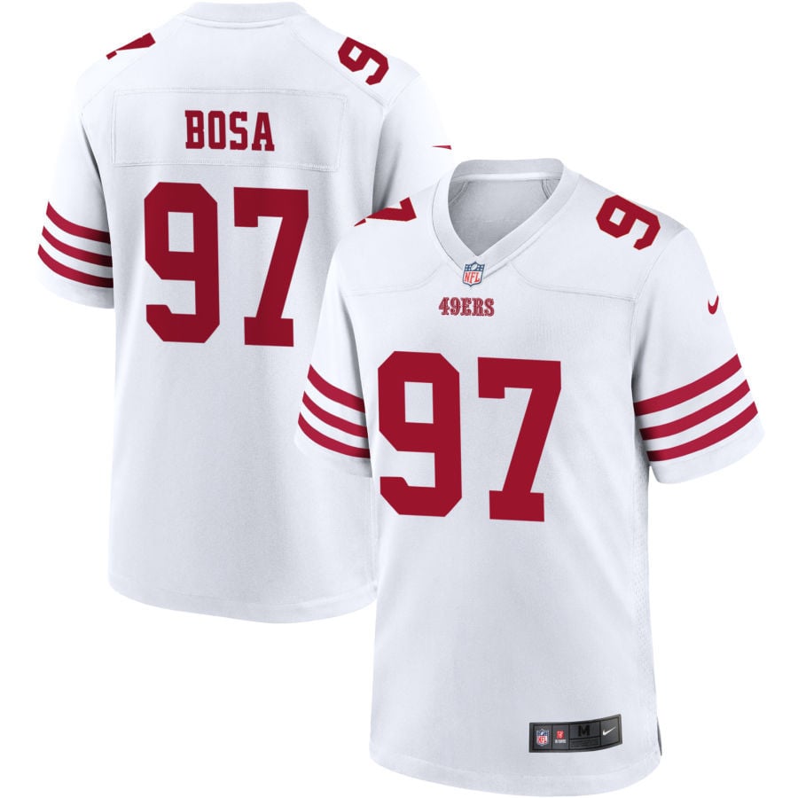 Nick Bosa San Francisco 49ers 2025 Game Player Jersey - White