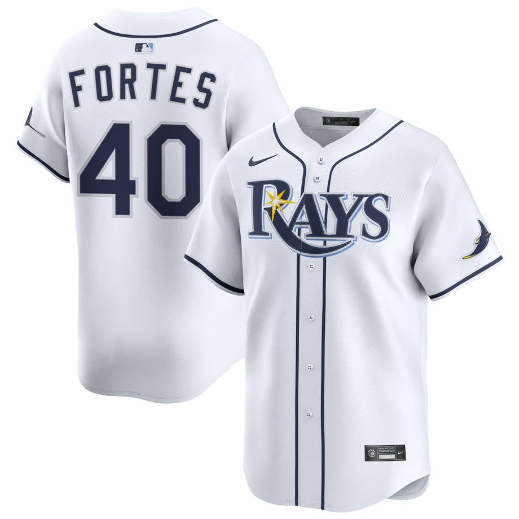 Nick Fortes Tampa Bay Rays 2026 Home Limited Jersey - White