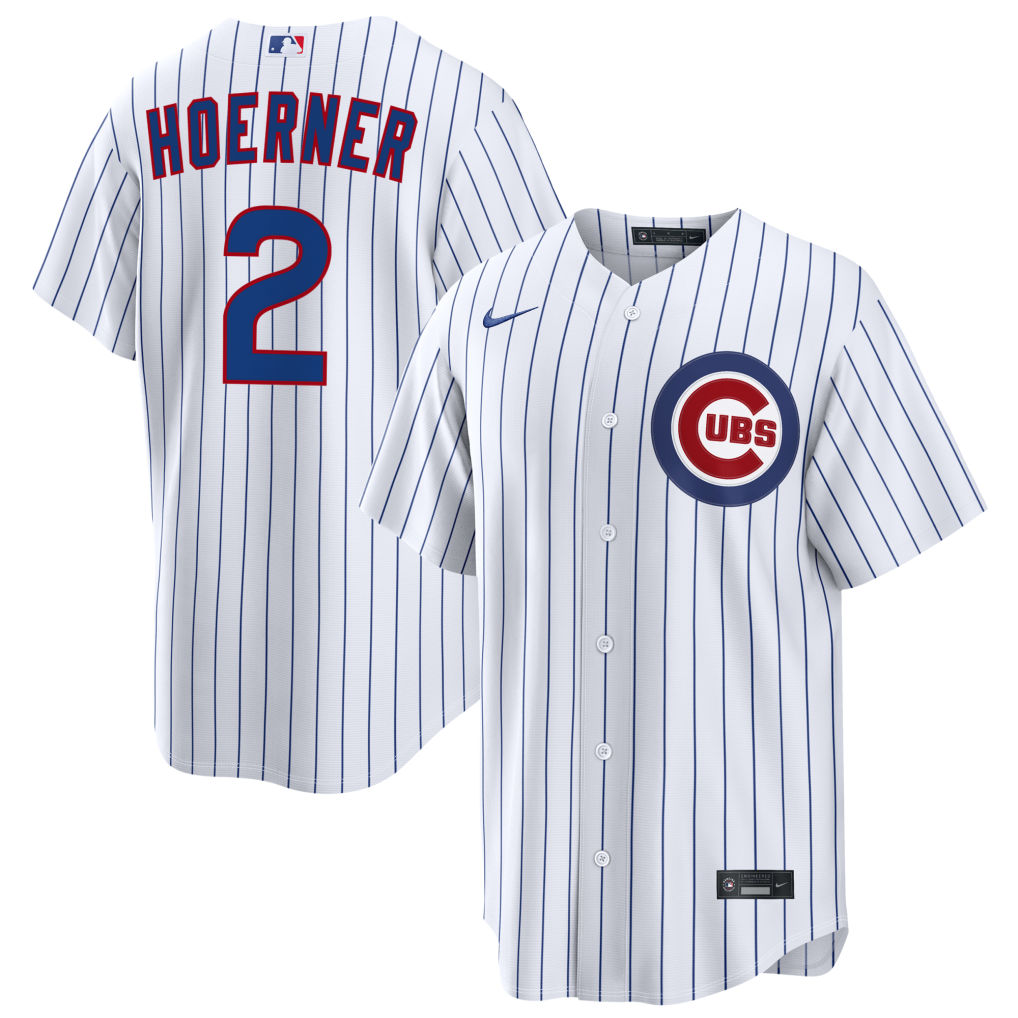 Nico Hoerner Chicago Cubs 2026 Home Jersey - White