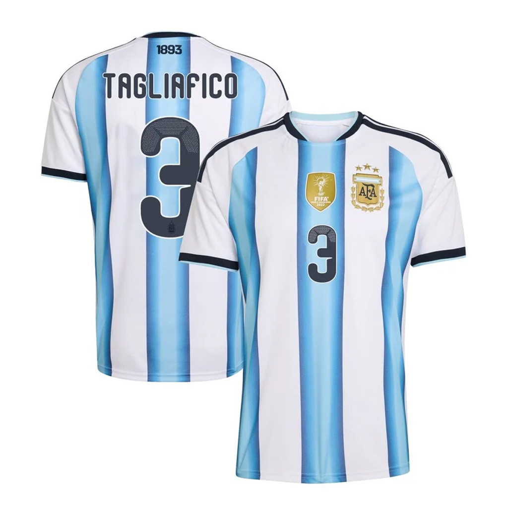Nicolas Tagliafico #3 Argentina National Team Jersey Argentina World Cup 2026 Merch Fan Gifts