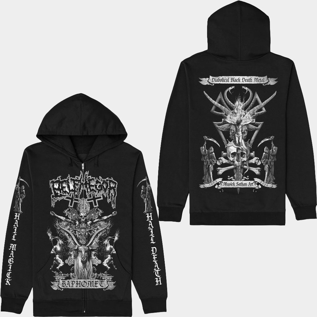 Night Shift Merch 2026 Belphegor Zip Hoodie Best Gifts For Death Metal Band Fans