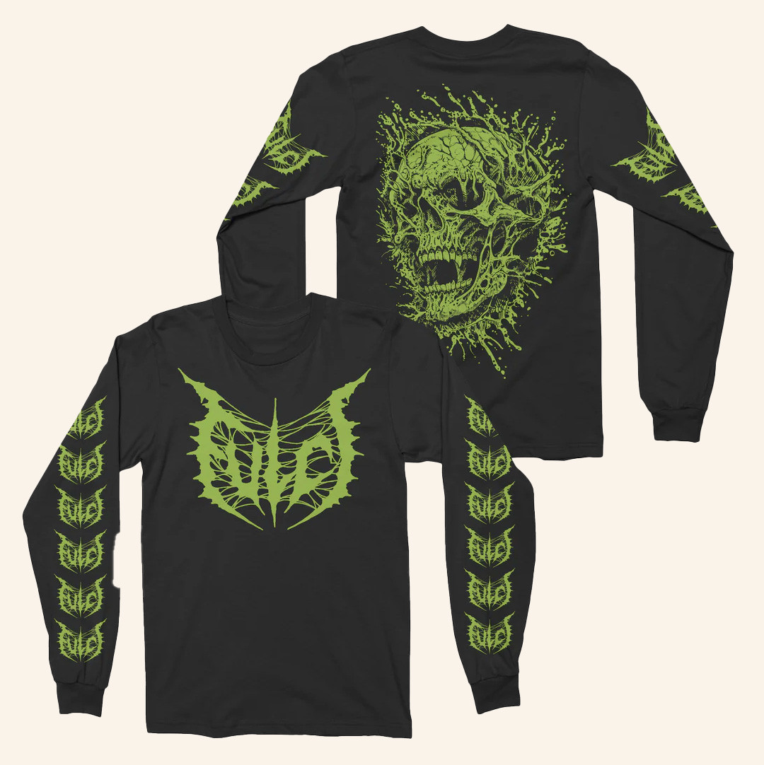 Night Shift Merch Store Fulci Skull Splatter Long Sleeve