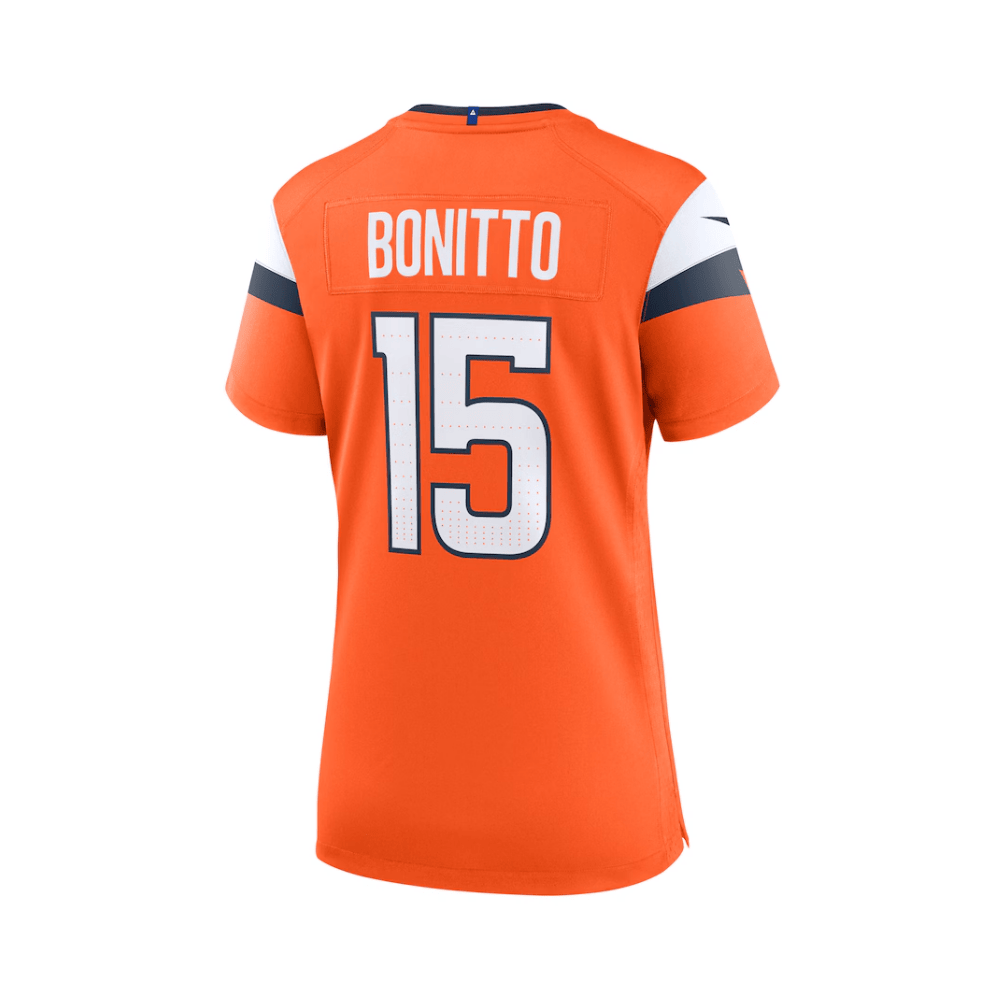 Nik Bonitto Denver Broncos 2025 Pro Bowl Patch Game Jersey - Orange - Image 2