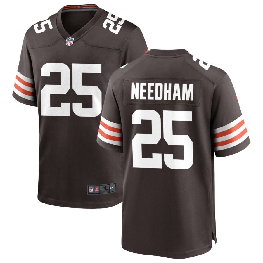Nik Needham Cleveland Browns 2025 Game Jersey - Brown