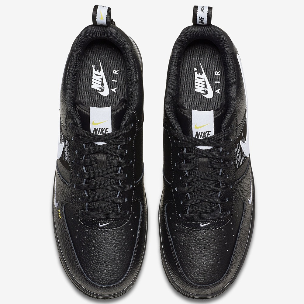 Nike Air Force 1 07 LV8 Overbranding Black AJ7747-001 - Image 5