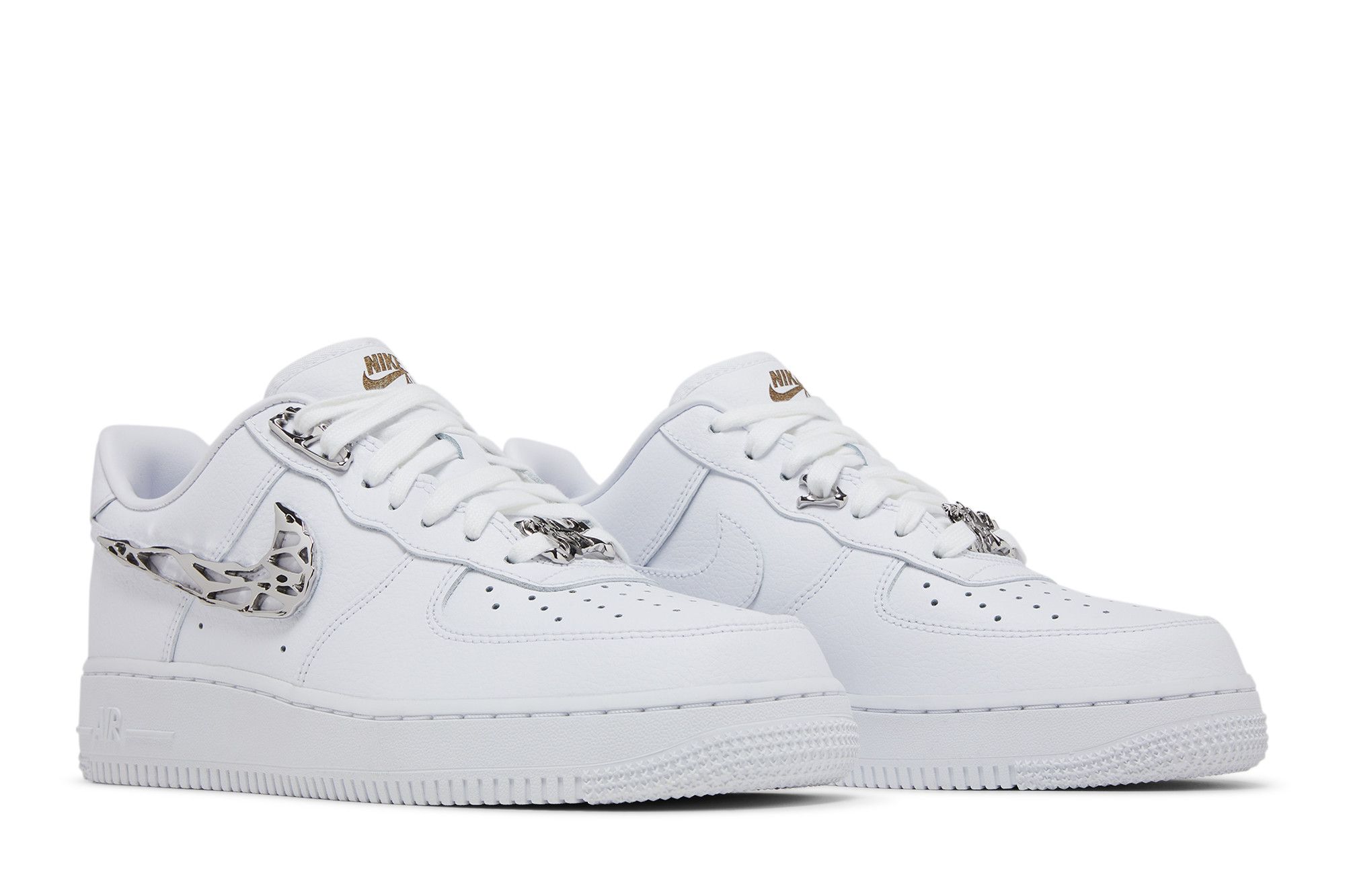 Nike Air Force 1 Low ’07 PRM 2 Molten Metal White/Black FV3616-101 - Image 8