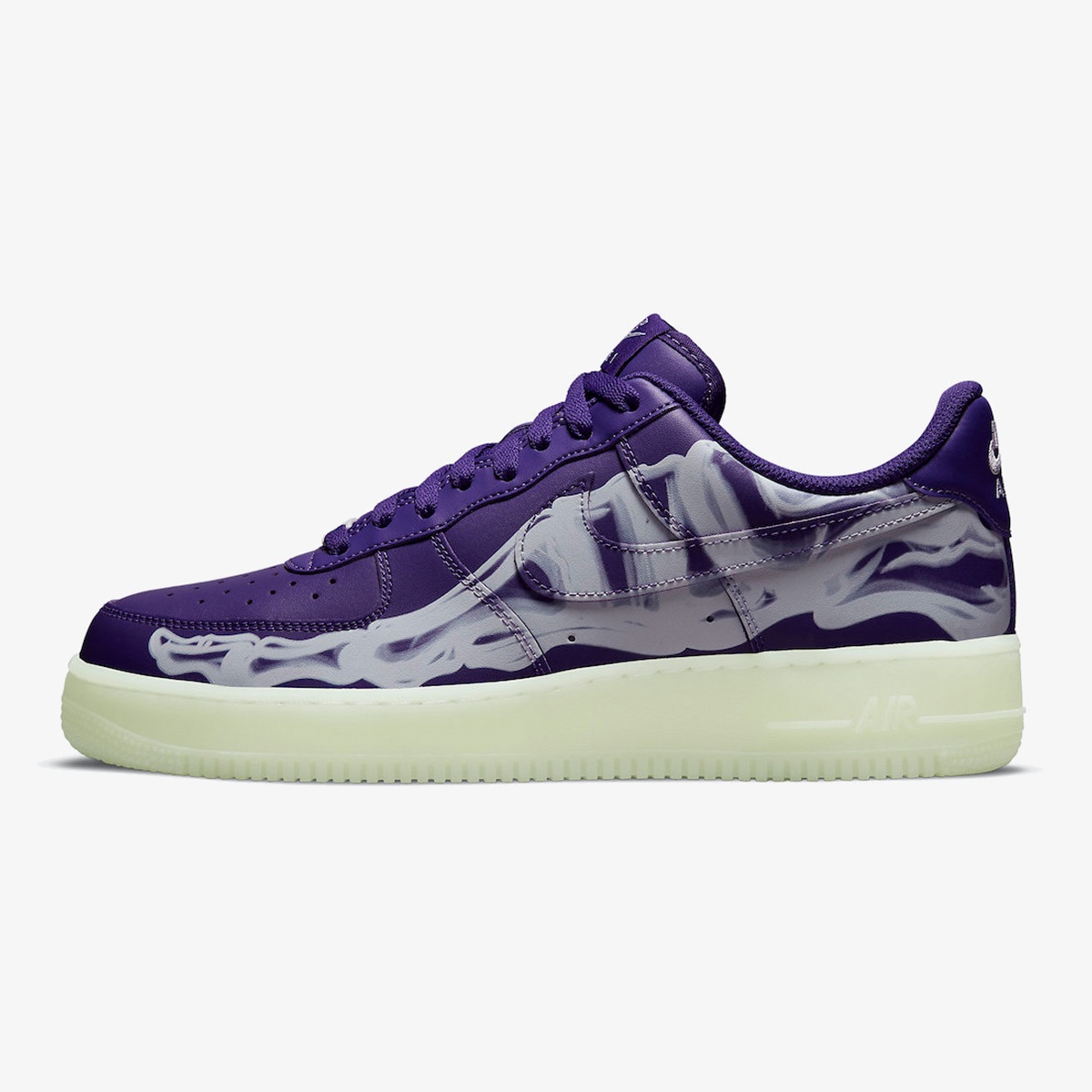 Nike Air Force 1 Low 'Purple Skeleton'