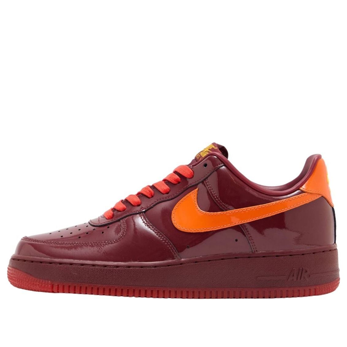 Nike Air Force 1 Low QS Patent Leather Dark Team Red IO4489-601