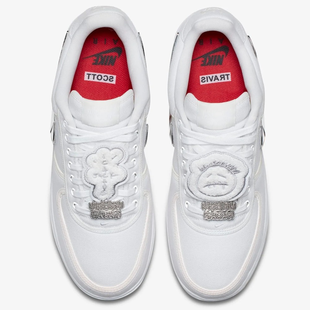 Nike Air Force 1 Low White collab Travis Scott Shoes | AQ4211-100 - Image 5