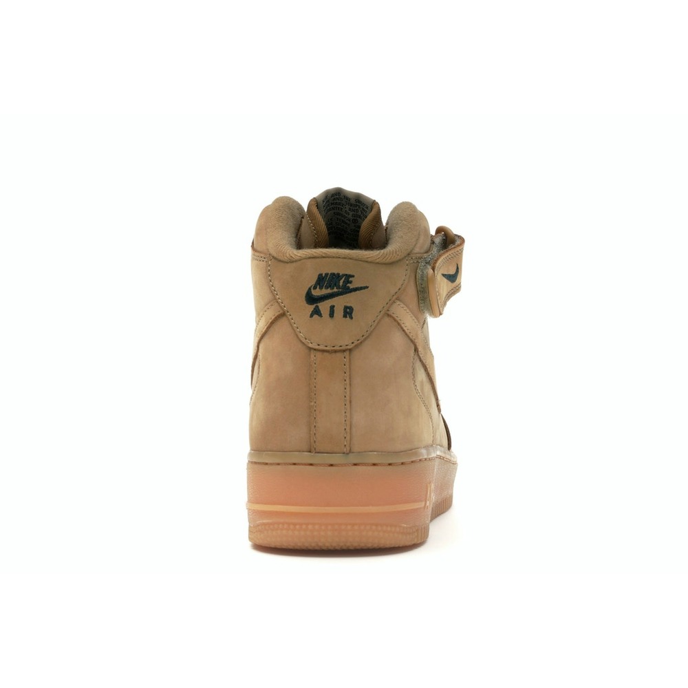 Nike Air Force 1 Mid 07 Premium QS Flax Shoes | 715889-200 - Image 4