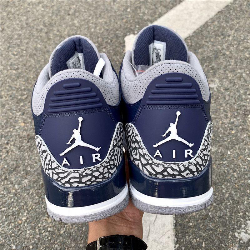 Nike Air Jordan 3 Retro 'Georgetown' Sneaker Style CT8532-401 - Image 8