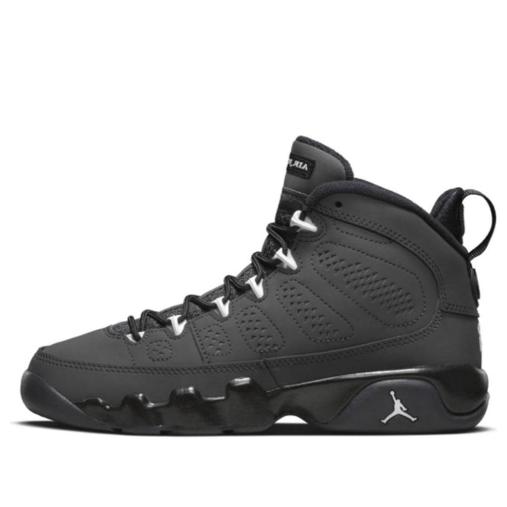 Nike Air Jordan 9 Retro Bg 'Anthracite' Sneaker Style 302359-013 - Image 2