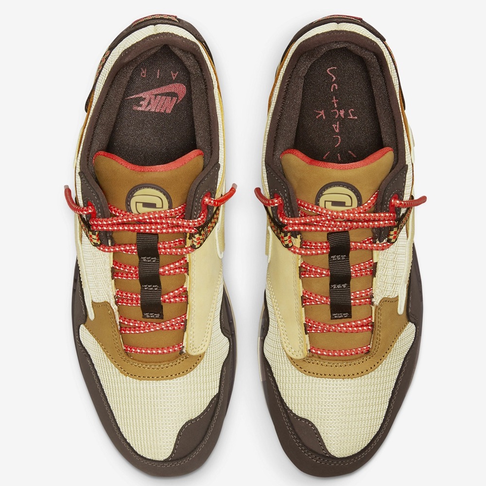 Nike Air Max 1 Baroque Brown collab Travis Scott Sneaker Style DO9392-200 - Image 5