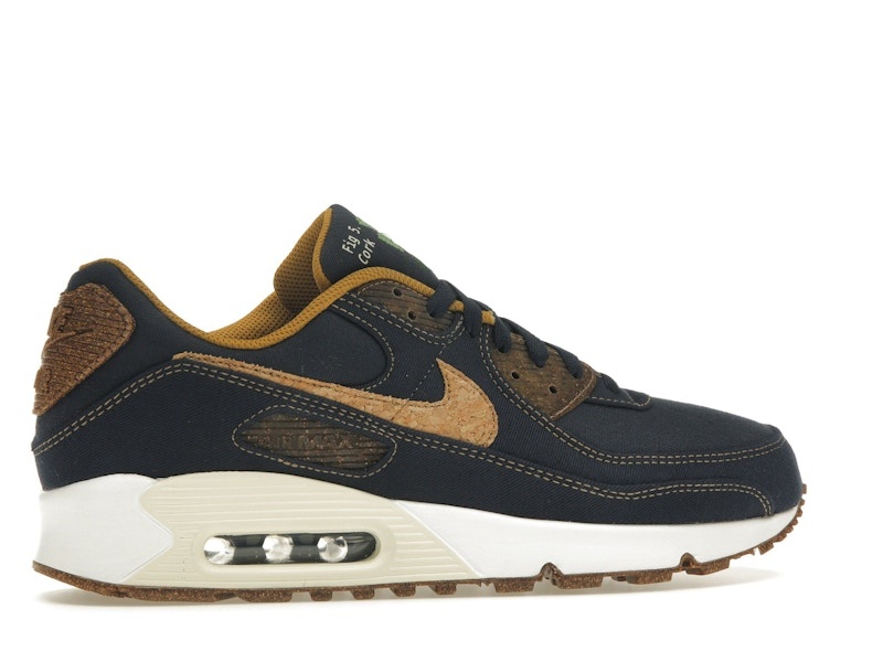 Nike Air Max 90 'Cork - Obsidian' Sneaker Style DD0385-400 - Image 8