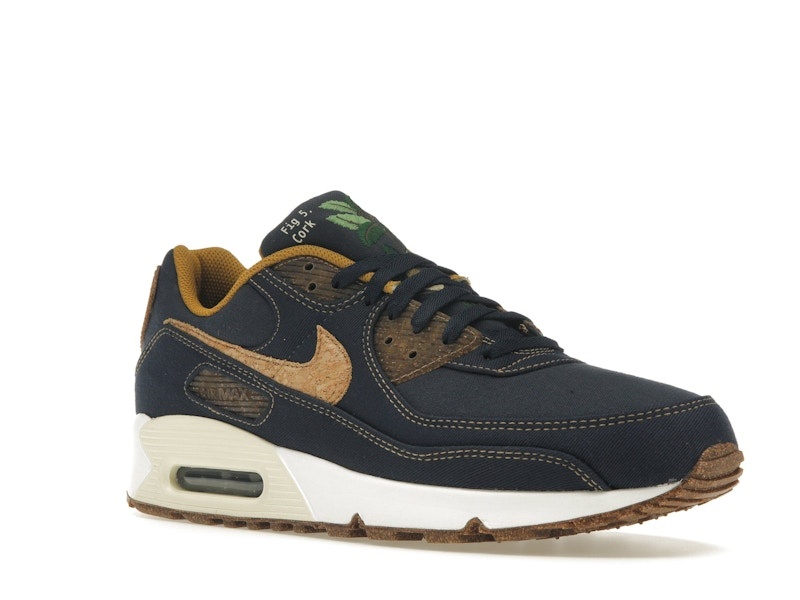 Nike Air Max 90 'Cork - Obsidian' Sneaker Style DD0385-400 - Image 2