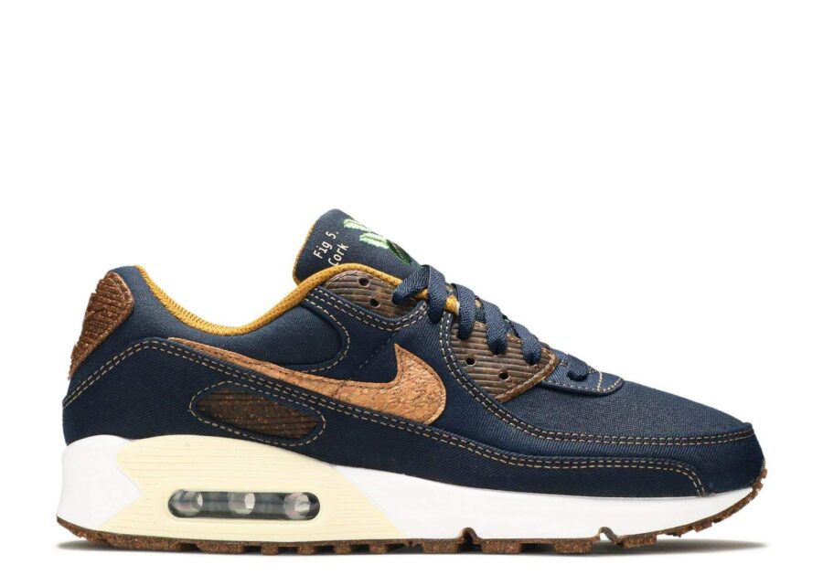 Nike Air Max 90 'Cork - Obsidian' Sneaker Style DD0385-400 - Image 4