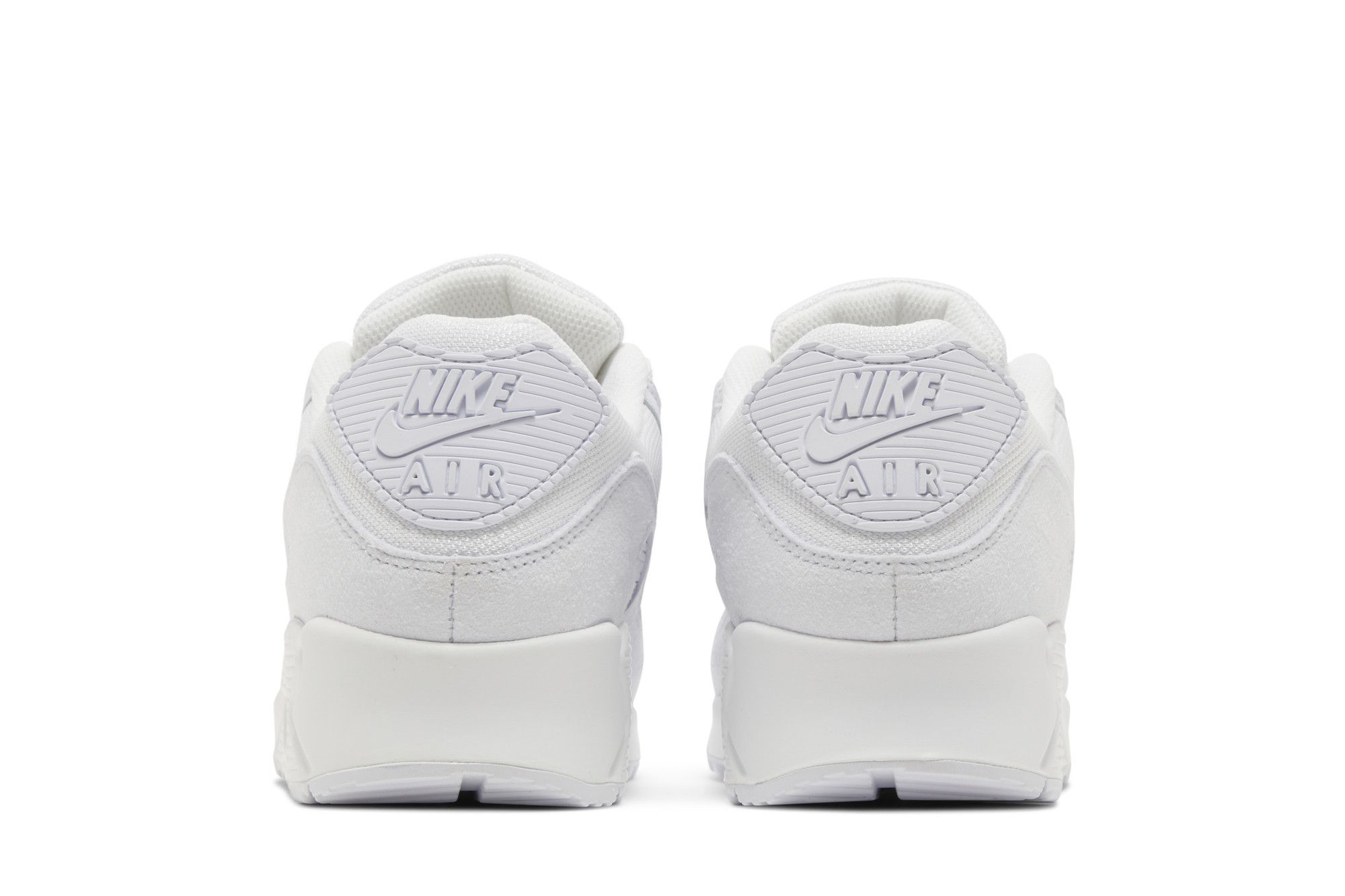 Nike Air Max 90 Premium White Metallic Silver Sneakers – FJ4003-100 - Image 6