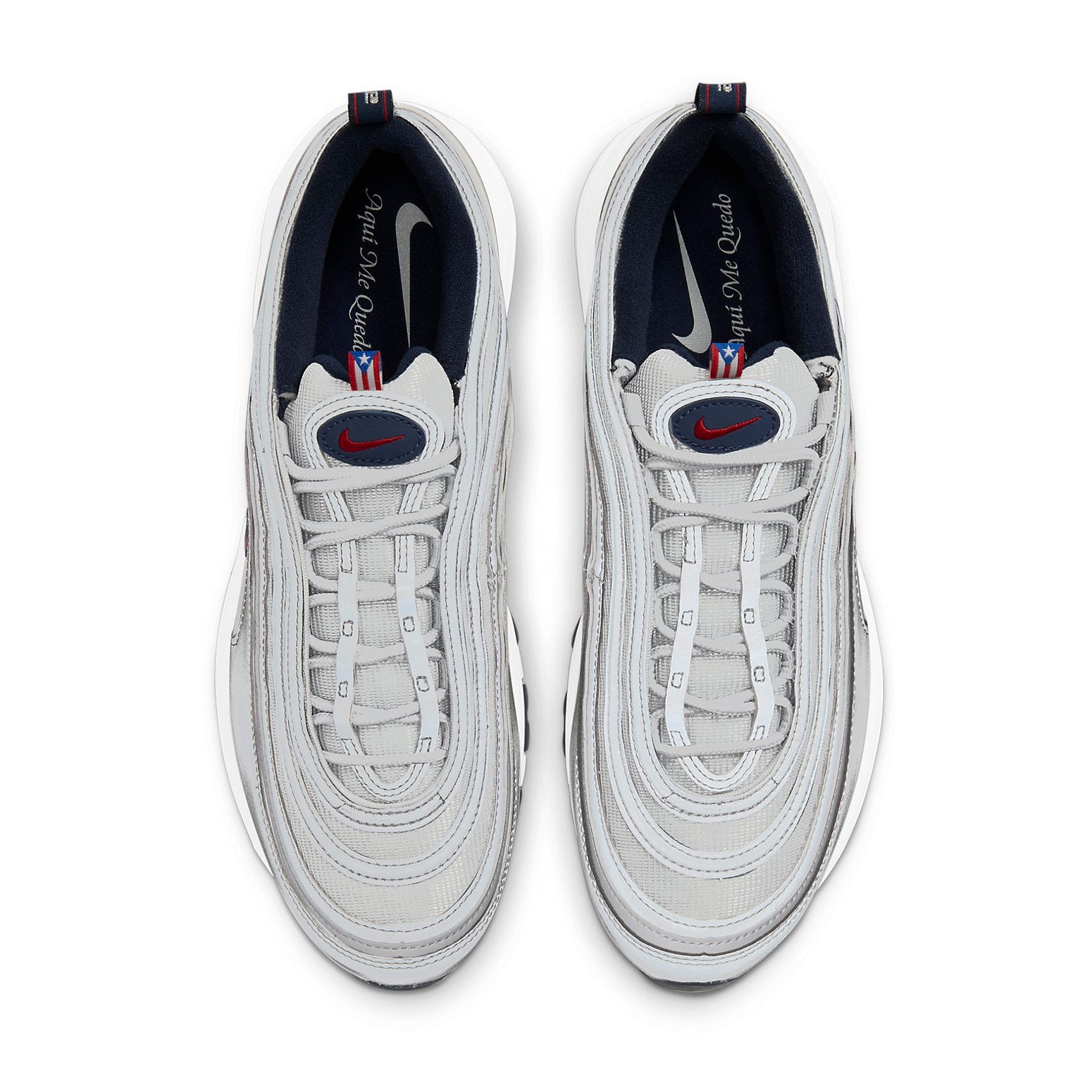 Nike Air Max 97 OG SP Puerto Rico - Black/White/Red Sneaker Style DH2319-001 - Image 5