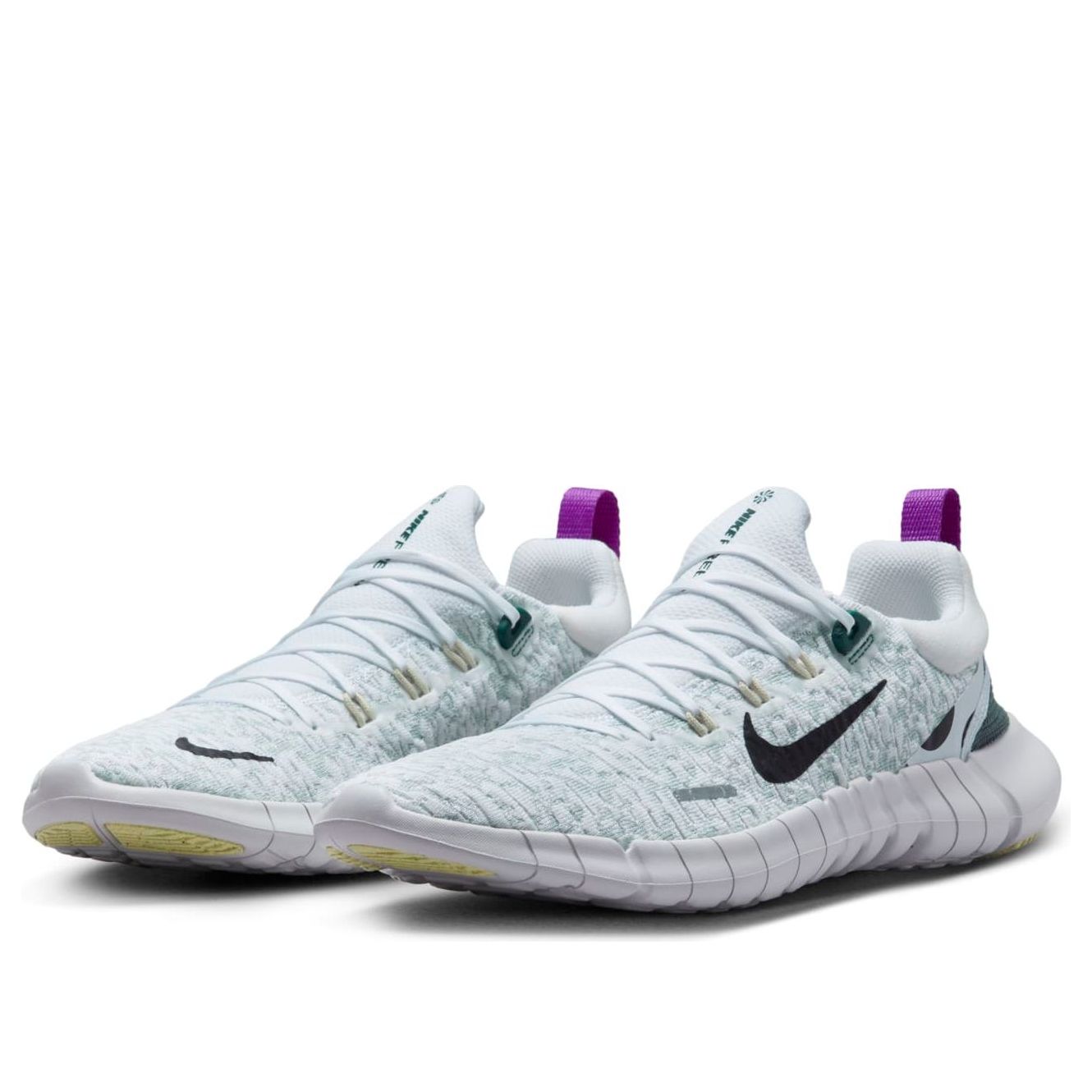 Nike Free Run 5 White Light Silver CZ1884-102 Lifestyle Sneakers - Image 3