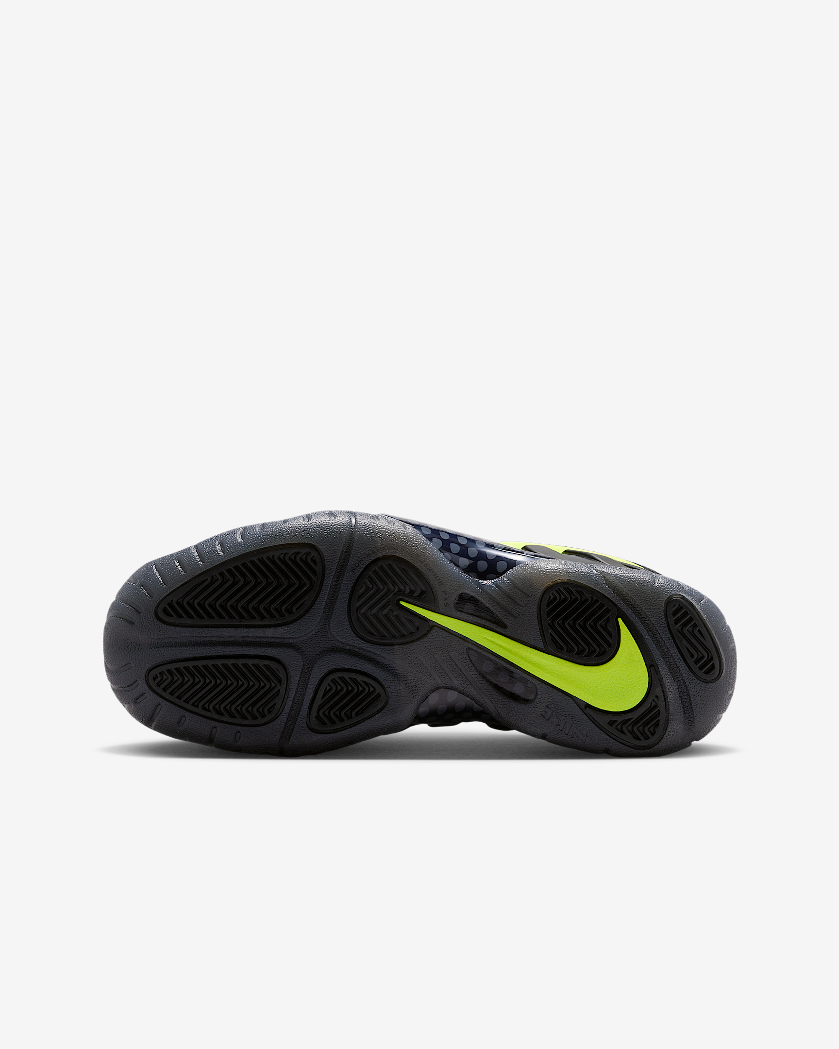 Nike Little Posite Pro Black Voltage Yellow IQ7230-001 - Image 4